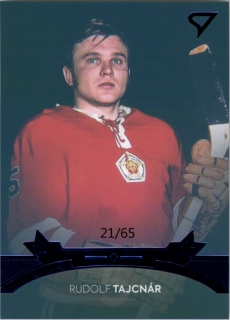 hokejová karta Rudolf Tajcnár Pocta legendám 2 Blue   č.B 09 3 of 3