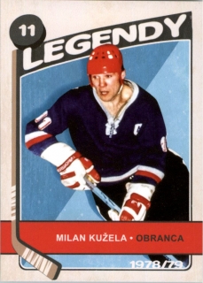 Hokejová karta Milan Kužela Pocta legendám 2 Retro R02
