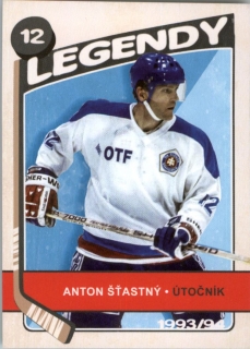 Hokejová karta Anton Šťastný Pocta legendám 2 Retro R08