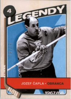 Hokejová karta Jozef Čapla Pocta legendám 2 Retro Limit R01