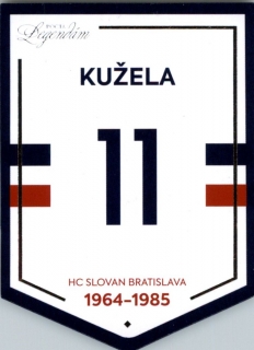 Hokejová karta Milan Kužela Pocta legendám 2 Plaketa PL02