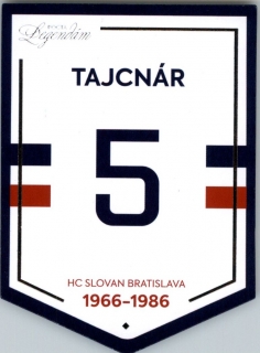 Hokejová karta Rudolf Tajcnár Pocta legendám 2 Plaketa PL03