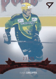 Hokejová karta Ivan Droppa Pocta legendám 2 Red B26 3 of 3