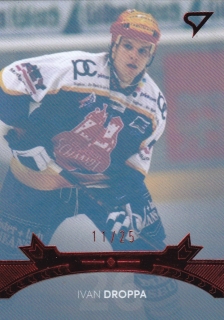 Hokejová karta Ivan Droppa Pocta legendám 2 Red B26 1 of 3