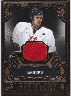Hokejová karta Ivan Droppa Legendary Relic
