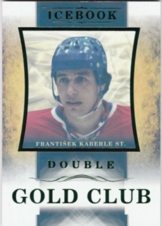 Hokejová karta František Kaberle st.  OFS Icebook Gold Club Green