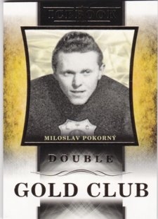 Hokejová karta Miloslav Pokorný OFS Icebook Gold Club Gold