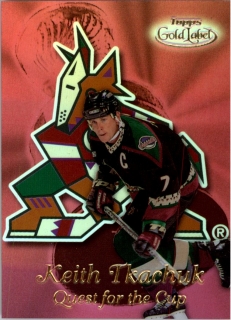Hokejová karta Keith Tkachuk Topps Gold Label 1999-00 Quest for the Cup č. QC2