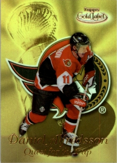Hokejová karta Daniel Alfredsson Topps Gold Label 1999-00 Quest for the Cup