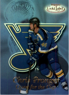 Hokejová karta Chris Pronger Topps Gold Label 1999-00 Quest for the Cup č. QC6