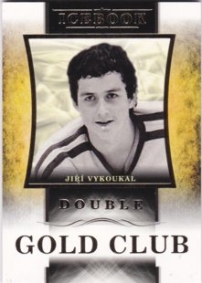 Hokejová karta Jiří Vykoukal OFS Icebook Gold Club Gold