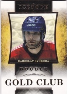 Hokejová karta Radoslav Svoboda OFS Icebook Gold Club Gold