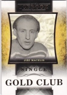 Hokejová karta Jiří Macelis OFS Icebook Gold Club Gold