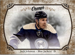 Hokejová karta Jack Johnson UD Champs 2015-16 Gold Variant Back č. 99