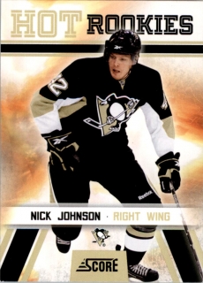 Hokejová karta Nick Johnson Panini Score 2010-11 Hot Rookies č. 502