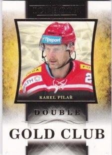Hokejová karta Karel Pilař OFS Icebook Gold Club Gold