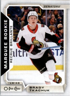 Hokejová karta Brady Tkachuk OPC 2018-19 Marquee Rookie Brillante č. 632