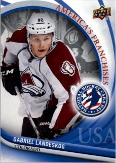 Hokejová karta Gabriel Landeskog UD National Hockey Card Day USA 2011-12 č. 1