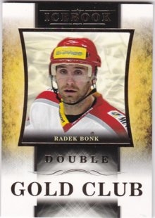 Hokejová karta Radek Bonk OFS Icebook Gold Club Gold