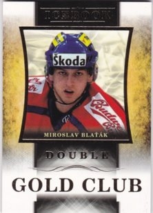 Hokejová karta Miroslav Blaťák OFS Icebook Gold Club Gold