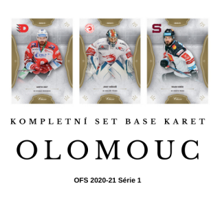 Hokejové karty OLOMOUC komplet base OFS 2020-21 Série 1