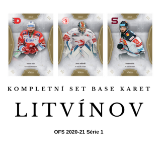 Hokejové karty LITVÍNOV komplet base OFS 2020-21 Série 1