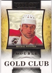 Hokejová karta Michal Pivoňka OFS Icebook Gold Club Gold
