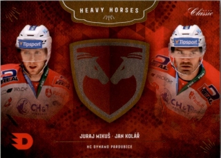 Hokejová karta Juraj Mikuš/Jan Kolář OFS 2020-21 Série 1 Heavy Horses