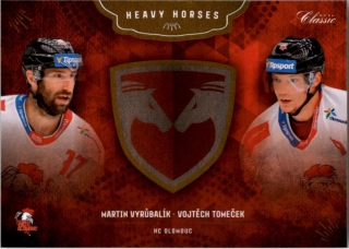 Hokejová karta Martin Vyrůbalík/Vojtěch Tomeček OFS 2020-21 Série 1 Heavy Horses
