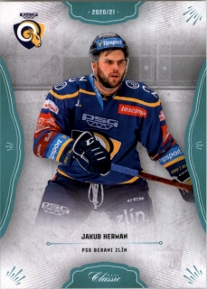 Hokejová karta Jakub Herman OFS 2020-21 Série 1 Blue