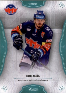 Hokejová karta Karel Plášil OFS 2020-21 Série 1 Blue