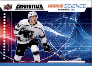 Hokejová karta Blake Lizotte UD Credentials 19-20 Rookie Science č. RS-24