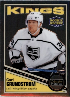 Hokejová karta Carl Grundstrom OPC Platinum 2019-20 Rookie Retro č. R-77