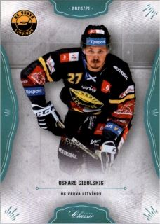 Hokejová karta Oskars Cibulskis OFS 2020-21 Série 1 Blue