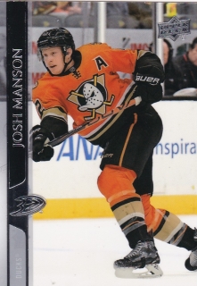 Hokejová karta Josh Manson UD S1 2020-21 Clear Cut č. 4