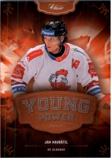 Hokejová karta Jan Navrátil OFS 2020-21 Série 1 Young Power