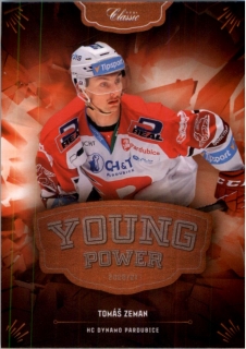 Hokejová karta Tomáš Zeman OFS 2020-21 Série 1 Young Power