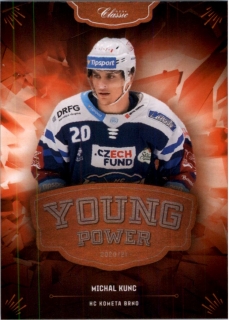 Hokejová karta Michal Kunc OFS 2020-21 Série 1 Young Power