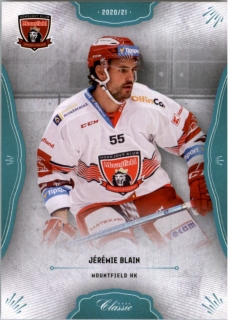 Hokejová karta Jérémie Blain OFS 2020-21 Série 1 Blue
