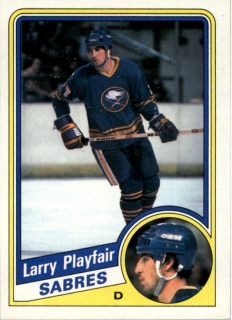 Hokejová karta Larry Playfair Topps 1984-85 řadová č. 20