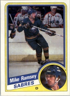 Hokejová karta Mike Ramsey Topps 1984-85 řadová č. 22