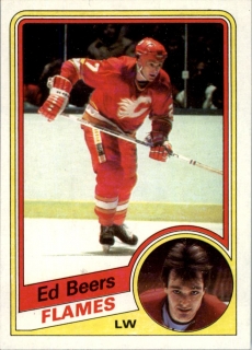Hokejová karta Ed Beers Topps 1984-85 řadová č. 24