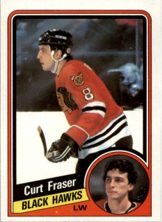 Hokejová karta Curt Fraser Topps 1984-85 řadová č. 29