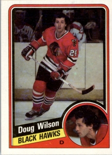 Hokejová karta Doug Wilson Topps 1984-85 řadová č. 37