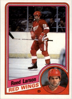 Hokejová karta Reed Larson Topps 1984-85 řadová č. 44