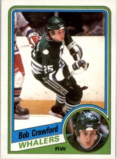 Hokejová karta Bob Crawford Topps 1984-85 řadová č. 53