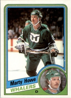 Hokejová karta Marty Howe Topps 1984-85 řadová č. 55