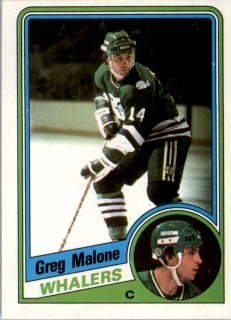 Hokejová karta Greg Malone Topps 1984-85 řadová č. 57
