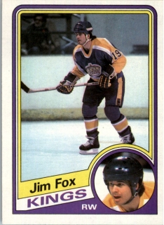 Hokejová karta Jim Fox Topps 1984-85 řadová č. 66