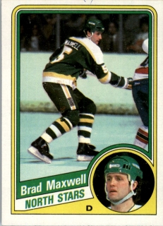Hokejová karta Brad Maxwell Topps 1984-85 řadová č. 77